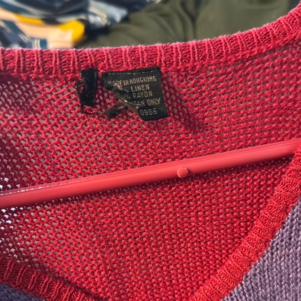 Colorful Geometric Knit Top - Picture 6 of 6